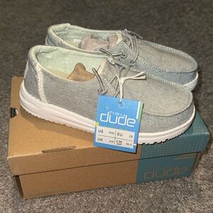 Hey Dude Kids' Light Gray Slip-On Sneakers